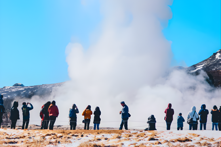 éruption geyser Islande groupe entreprise voyage incentive